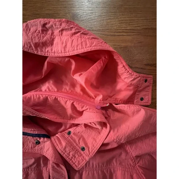Vintage 90s Eddie Bauer Parka Coat Pink Removable Hood Women's Size Medium‎ - Picture 7 of 12